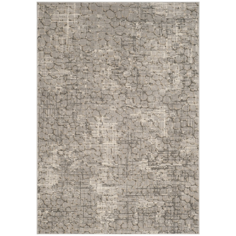 Hykkon Noelia Grey Rug Wayfair.co.uk